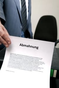 DSGVO-Abmahnung: Das Schreiben sollte den Verstoß genau benennen.