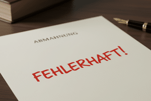 Ist eine Abmahnung fehlerhaft, kann sie ihre Wirkung verlieren.